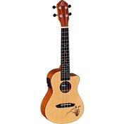 Resim Ortega RU5CE Elektro Concert Ukulele (Natural) 