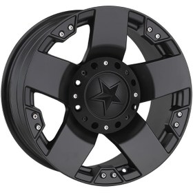 Resim RC Jant Takım 6x114.3 9x18 -5187 Et15 66.1 Matt Black 4x4 Off Road 