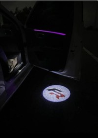 Resim Fr Araçları Kapı Altı Led Logo Mesafe Sensörlü Yeni Nesil 2 Adet 