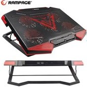 Resim Addison Rampage AD-RC5 Siyah 5 Fan 2 Usb Notebook Sogutucu Stand - 30450 