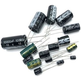 Resim Elektrolitik Kondansatör Kapasitör 100V 4.7uF 5x11mm 105° x 1 ade 