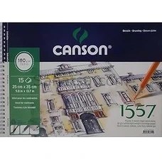 Resim Nacario Canson 1557 Resim Çizim Blok 180GR 25X35 15YP Spiralli Resim Defteri 