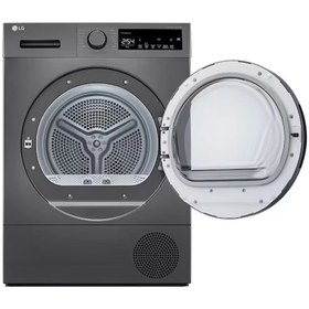 Resim LG RH80T2SP7RM.ADSPLTK 8 Kg Isı Pompalı Çamaşır Kurutma Makinesi Taş Gümüş 