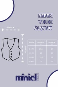 Resim Miniel Kız Bebek Tüllü Kız Ayıcık Nakışlı Organik Pamuklu 3-6-9 Ay Penye Bebek Yelek - Somon 