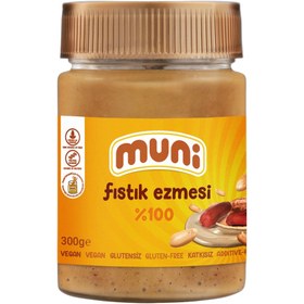 Resim MUNİ %100 Fıstık Ezmesi 300g 