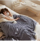 Resim Beautifyy Kalın Kış Battaniye - Şekerleme Taff Pazen Düz Renk Kaplı Battaniye 36 Derece Üstü 