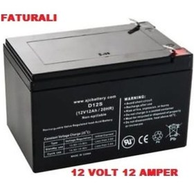 Resim 12 Volt 12 Amper Solar Sitem Güneş Enerjisi Aküsü 