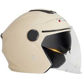 Resim Youtek Elektrikli Bisiklet Kaskı Erkek Kadın Dört Mevsim Motosiklet Yarım Kask Gwohrm Haki Haki 