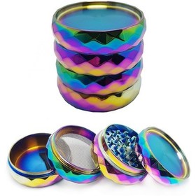 Resim Multicolor 56 MM Grinder Herbal Öğütücüsü Parçalayıcı Rb81ml 