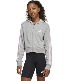 Resim Adidas Adidas Jg 3s Ft Fz Cro Kız Çocuk Gri Sweatshirt 17719 Gri 