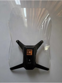 Resim MOTOCAM KTM Duke 390 Siperlik Ön Cam 2013-2023 Model 57cm Şeffaf Renkli UZUN CAM 