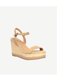 Resim Yargıcı Tek Bantlı Tabanı Hasır Sargılı Deri Espadril 26ykay4020x 063 Bej 