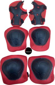 Resim Toprock Store Toprockstore Çocuk Koruyucu Dizlik Dirseklik Set 6'Lı Paten Scooter Bisiklet Kaykay Koruyucu Ekipman Set 
