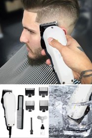 Resim St Morritz 1-3 Saç Sakal Tıraş Makinesi Elektrikli Kalite Kuaför Tıraş Profesyonel Elektrikli Saç Düzenleyici 
