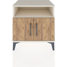 Resim Hyperion Komodin 2 Raflı 2 Kapaklı 60x44x64 Aytaşı-çam Aytaşı 