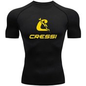 Resim Snapbuy Erkek Uv Koruyucu Rashguard Mayo - Denizanası Önleyici Sörf Dalış T-shirtmercan Kırmızı Mercan Kırmızı 