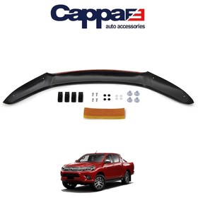 Resim Cappafe Toyota Hilux Kaput Koruyucu Rüzgarlık 4Mm Abs 2015-2020 