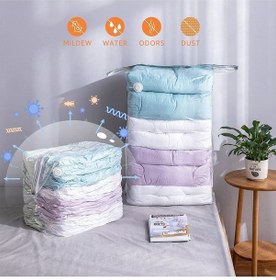 Resim Büyük Boy 80cm X 100cm X 50cm Küp Vakumlu Hurç & Vakumlu Poşet & Yorgan&battaniye&yastık&elbise Şeffaf 