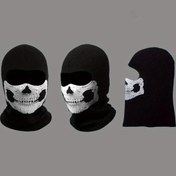 Resim Erkekler, Kadınlar ve Gençler için Siyah Balaclava Kafatası Tam Yüz Maskesi - Rüzgar Geçirmez Kayak Maske, Outdoor Sporlar, Bisiklet, Hiking ve Halloween Cosplay 