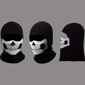 Resim Erkekler, Kadınlar ve Gençler için Siyah Balaclava Kafatası Tam Yüz Maskesi - Rüzgar Geçirmez Kayak Maske, Outdoor Sporlar, Bisiklet, Hiking ve Halloween Cosplay 