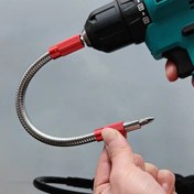 Resim Manyetik Hex Vidalı Bit Tutucu ile Esnek Metal Uzatma Çubuğu - 30Cm/11.81In Elmatkapları için 