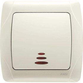 Resim Mena Rise Carmen Krem Işıklı Anahtar Çabuk Bağlantı 