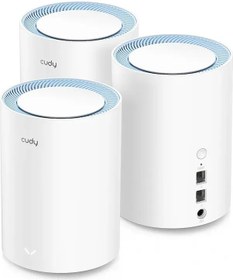 Resim Cudy M1200 3-Pack AC1200MBPS 2.4ghz/5ghz Ap/re/wısp Mu-Mımo Kablosuz 3'lü Mesh Wi-Fi Sistemi 