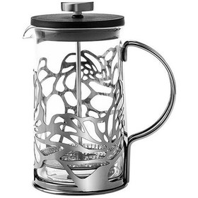 Resim Karaca Flower Borosilikat Cam French Press 600 ml 