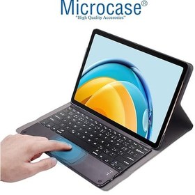 Resim Samsung Uyumlu Tab S9 11'' Bluetooth Touchpad Klavye+stand Kılıf-bkk5 
