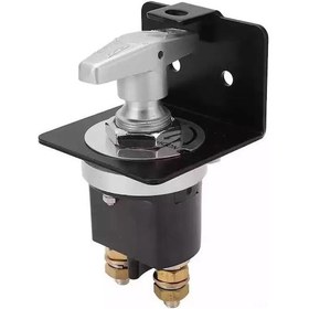 Resim Tenfowee 12-48v Tekne Karavan Akü Kesme Anahtarı - Kilitli Panel Güç Şalteri Siyah 