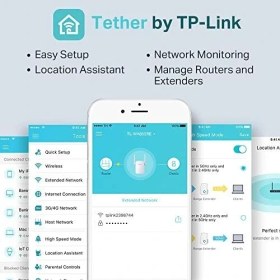 Resim TL-WA855RE, N300 Mbps Wi-Fi Menzil Genişletici, 2 Harici ve 1 Ethernet Bağlantı Noktalı Wi-Fi Güçlendirici/hotspot, Access Point Modu, Tüm Wi-Fi Yönlendiriciler ile Çalışır 