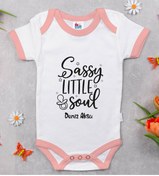 Resim Bitmeyen Kartuş Bk Kids Kişiye Özel Pembe Bebek Body Zıbın - Model 8 