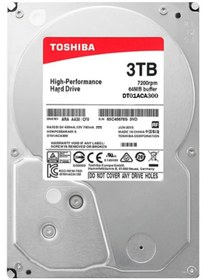 Resim 3TB Toshiba 7200RPM 3.5 SATA3 64MB Güvenlik Kamerası Diski DT01ACA300 3TB Toshiba 7200RPM 3.5 SATA3 64MB Güvenlik Kamerası Diski DT01ACA300