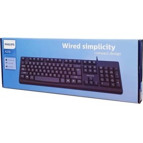 Resim Philips SPK6214 Siyah Mekanik USB Kablolu Multimedia Klavye Arapça Q Tuş Formu ile Kullanım 