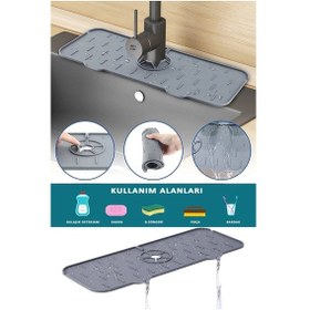 Resim Su Tutucu Musluk Matı -mutfak Ve Banyo Için Koruyucu Lavabo, Musl 