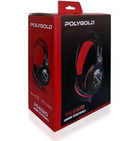 Resim Polygold PG-6920 Mikrofonlu LED Aydınlatmalı Oyuncu Kulaklığı 
