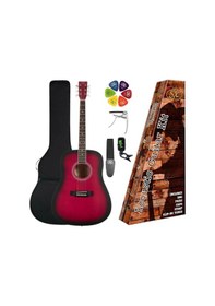 Resim Sx Sd104krds Akustik Gitar Red Sunburst 