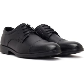 Resim Derimod Erkek Siyah Bağcıklı Deri Klasik Ayakkabı 26SFD695518 