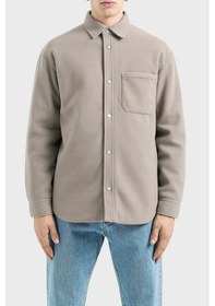 Resim Armani Exchange Erkek Gömlek 6dzb33 Zn5pz 17ac Vizon Vizon 