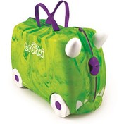 Resim Trunki Dinozor Rex Yeşil Çocuk Bavulu 