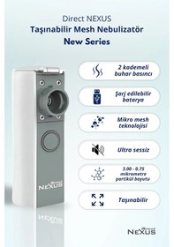Resim Direct Nexus New Series Taşınabilir Mesh Nebulizatör 
