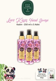 Resim Eyüp Sabri Tuncer 3 Adet Eyüp Sabri Tuncer Pj Body Splash Love Kisses 250 ml ve ROSIE Pamuk 60'lı 