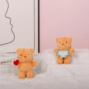 Resim OEMG Yeni Küçük Peluş Kolye Okul Çantası Çekicilik Anahtarlık Yeni Butik Kapma Makinesi Klip Bebek Makine Bebekleri (Yurt Dışından) 