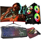 Resim Zeiron Wonder X60 İ5-3470 16GB 128GB 23.8 Masaüstü Oyun Bilgisaya GT730 4GB E-KARTI+128GB SSD+500GB HDD PUBG, CSGO VS OYUNCU PC