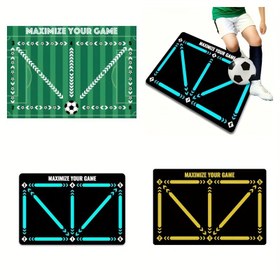 Resim 1pc Diatomit Futbol Ayak Çalışması Eğitimi Matı, Kaymaz Egzersiz Pedleri Top Kontrolü ve Adım İyileştirme, İç Mekan Sessiz Fitness Matı, Şok Emici Yumuşak Tatami Malzemesi Halısı Hız ve Çeviklik Eğitimi için Uygun, Tüm Yaşlar için Uygundur, Sevgililer Günü, Paskalya, Şükran Günü, Noel, Cadılar Bayramı Hediyeleri için Mükemmel 