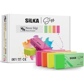 Resim Silka Art3 Neon Silgi 24'Lü 