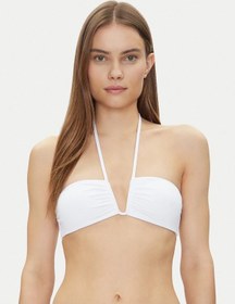 Resim Polo Ralph Lauren Kadın Bikini Üstü 20401045-wht Beyaz 