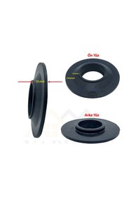 Resim Kale İntegra Gömme Rezervuar Boşaltma Grubu Contası 2.3x5.3 Cm Siyah 