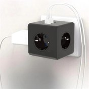 Resim BYDNZ SHOP Isıya Dayanıklı Termal Akım Korumalı ve Çocuk Korumalı 3 Priz Girişli 3 USB Girişli Küp Priz 