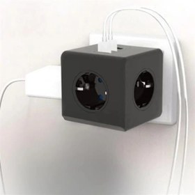 Resim BYDNZ SHOP Isıya Dayanıklı Termal Akım Korumalı ve Çocuk Korumalı 3 Priz Girişli 3 USB Girişli Küp Priz 